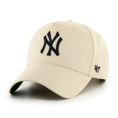 47 Brand New York Yankees MLB MVP DT Snapback Cooperstown Back Arch Natural OSFM B-BAMDT17GWP-NT