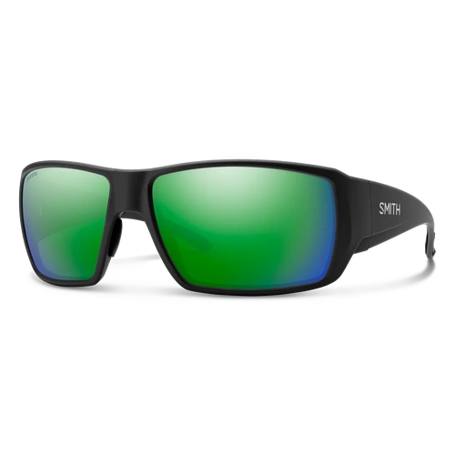 Smith Guide's Choice XL/S 003 UI 63 Matte Black / Green Mirror Chromapop Polarised Lenses