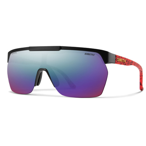 Smith XC H1T DI 99 Matte Red Pattern / Violet Mirror Chromapop Lenses