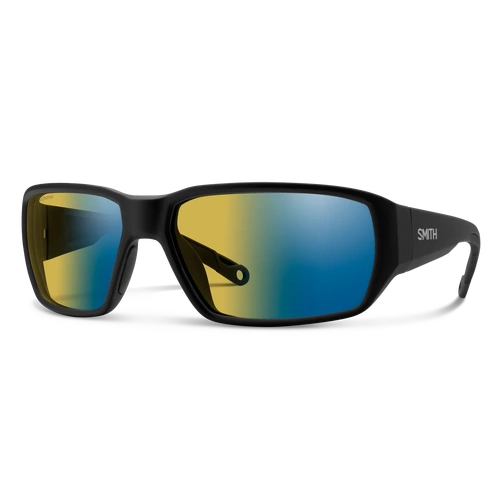 Smith Hookset 124 QG 62 Matte Black / Yellow Blue Mirror Chromapop Polarised Lenses
