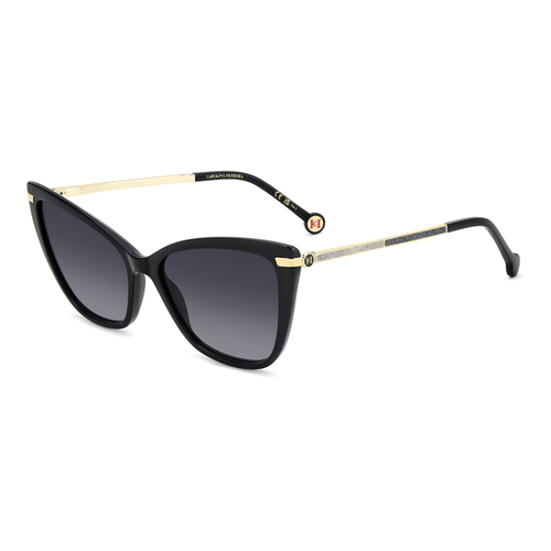 Carolina Herrera HER 0262/S 807 9O 57 Black / Dark Grey Gradient Lenses