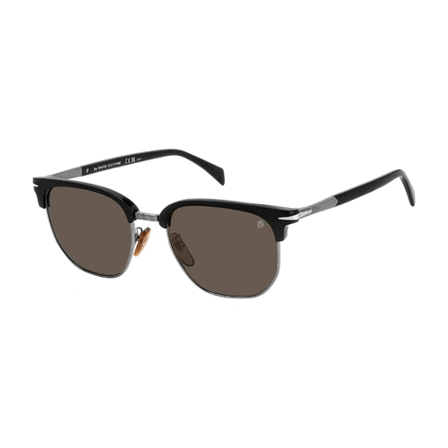 David Beckham DB 1176/G/S ANS IR 54 Black Dark Ruthenium / Grey Lenses