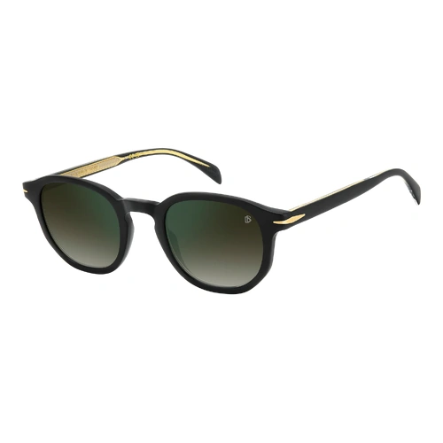 David Beckham DB 1007/S 003 CS 49 Matte Black / Green Gradient w Mirror Lenses