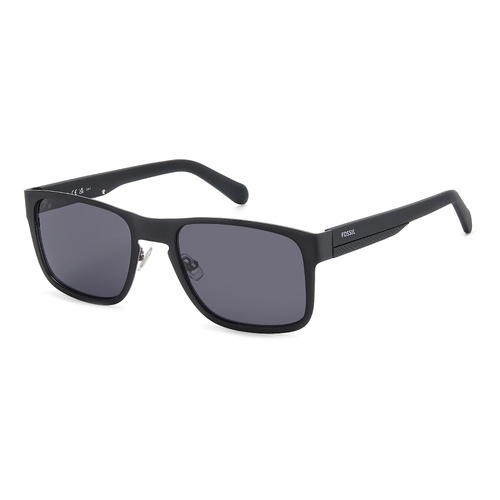 Fossil FOS 2156/G/S RZZ IR 56 Matte Black Dark Ruthenium / Grey Lenses