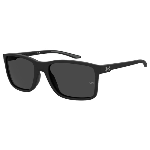 Under Armour UA Hustle XL 003 IR 59 Matte Black / Grey Lenses
