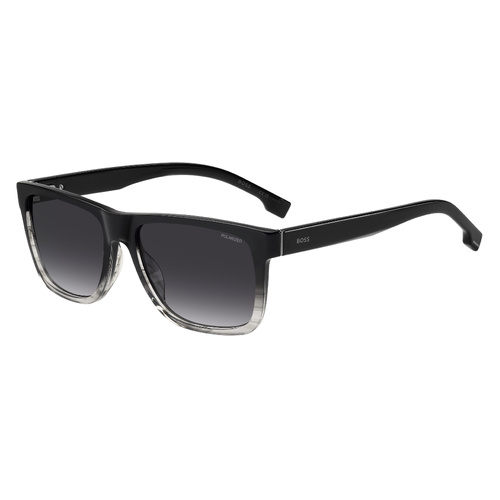 Hugo Boss BOSS 1759/G/S EDM WJ 57 Black Shaded Grey / Grey Gradient Polarised Lenses