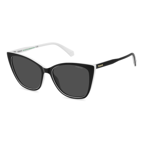 Polaroid PLD 4181/S 80S M9 56 Black White / Grey Polarised Lenses