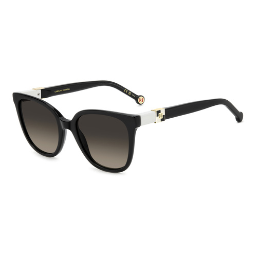 Carolina Herrera HER 0297/S 807 HA 53 Black / Brown Gradient Lenses