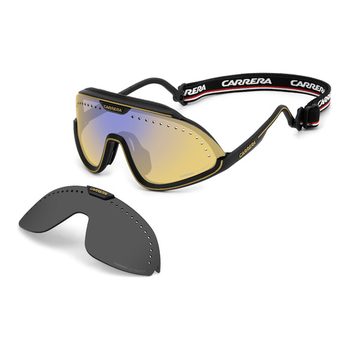 Carrera C Sport 01/S I46 HW 99 Matte Black Gold / Yellow Lenses