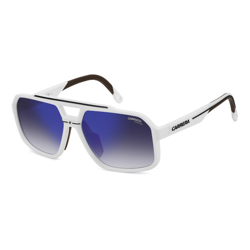 Carrera C Sport 03/S 6HT KM 61 Matte White / Grey Blue Mirror Lenses