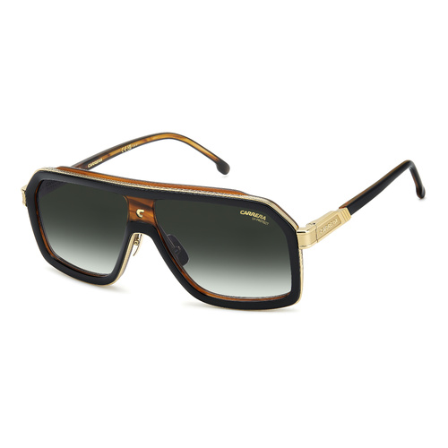 Carrera CA 1053/S/TI 37N 9K 60 Black Horn / Green Gradient Lenses