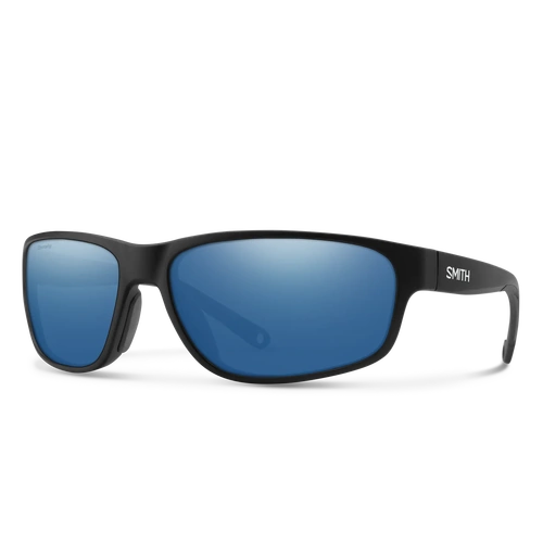 Smith Redding 2 01T QG 64 Matte Black / Blue Mirror Polarised Chromapop Lenses