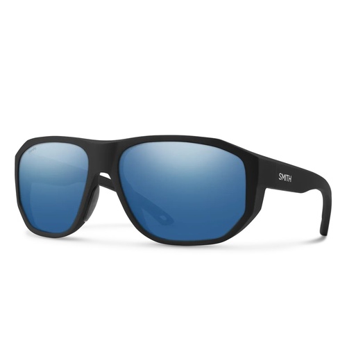 Smith Outrigger 003 QG 61 Matte Black / Blue Mirror Chromapop Polarised Lenses