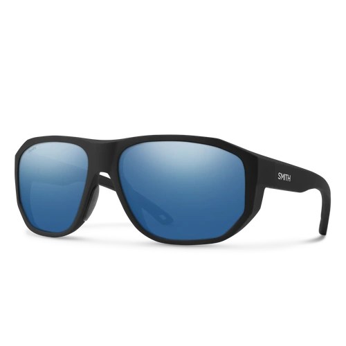 Smith Outrigger 003 QG 61 Matte Black / Blue Mirror Polarised Chromapop Lenses