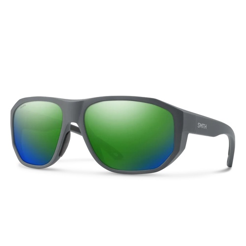 Smith Outrigger RIW UI 61 Matte Cement / Green Mirror Chromapop Polarised Lenses