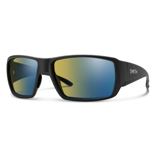 Smith Guide's Choice XL/S 01T QG 63 Matte Black / Yellow Blue Mirror Chromapop Photochromic Polarised Lenses