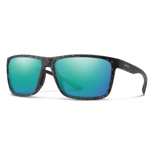 Smith Riptide/S UHX QG 61 Matte Ash Marble / Opal Mirror Chromapop Polarised Lenses