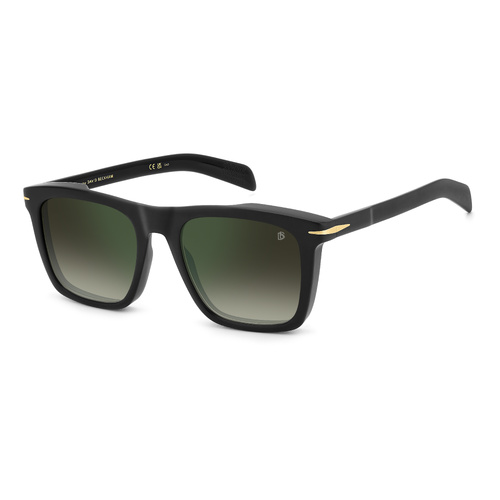 David Beckham DB 7000/S 003 CS 55 Matte Black / Green Gradient w Mirror Lenses