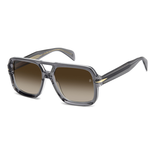 David Beckham DB 7151/S CBL HA 55 Grey Crystal / Brown Gradient Lenses