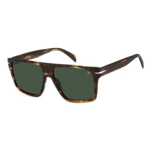 David Beckham DB 7149/S WR9 QT 59 Brown Havana / Green Lenses