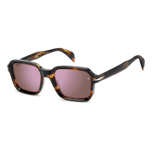 David Beckham DB 7147/S WR9 13 52 Brown Havana / Violet Mirror Lenses