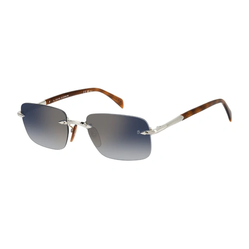 David Beckham DB 1195/S 8JD 1V 57 Palladium Havana / Blue Gradient Gold Mirror Lenses