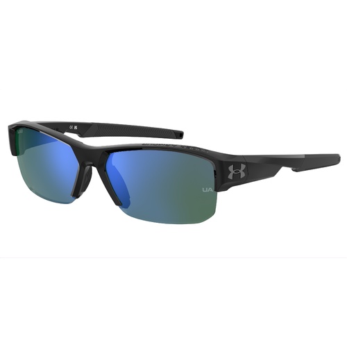 Under Armour UA Fanatical II 7ZJ V8 64 Black Green / Green Mirror Lenses