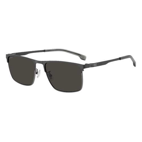 Hugo Boss BOSS 1837/G/S SVK IR 57 Matte Ruthenium Black / Grey Lenses