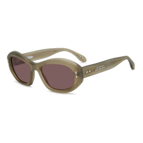 Isabel Marant IM 0237/S 3Y5 4S 55 Khaki / Burgundy Lenses