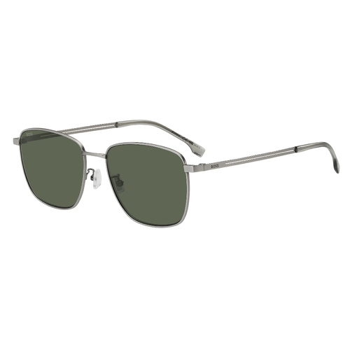 Hugo Boss BOSS 1870/F/S R81 QT 58 Matte Ruthenium / Green Lenses