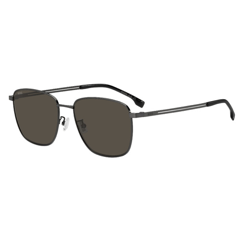 Hugo Boss BOSS 1870/F/S V81 IR 58 Dark Ruthenium Black / Grey Lenses