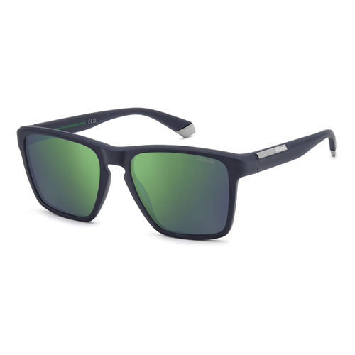 Polaroid PLD 2167/S 4NZ 5Z 56 Matte Blue Grey / Grey Green Mirror Polarised Lenses