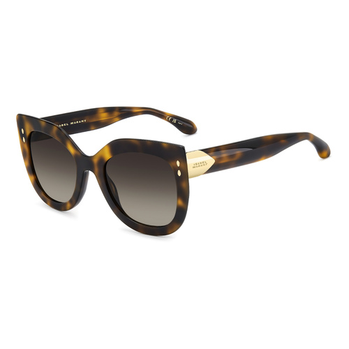 Isabel Marant IM 0227/S 2IK HA 53 Havana Gold / Brown Gradient Lenses