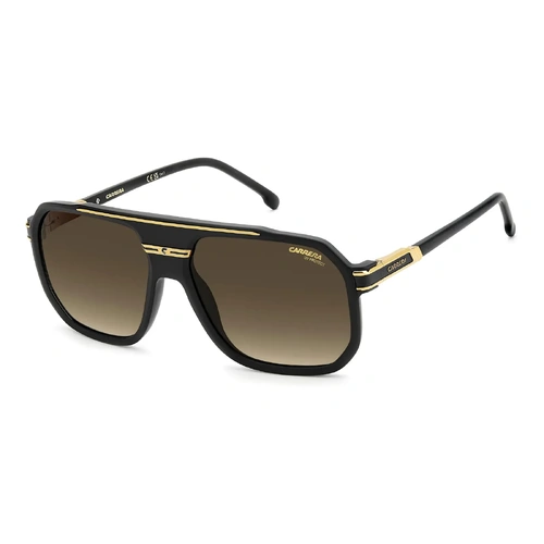 Carrera 1077/S 146 86 60 Matte Black Gold / Brown Gradient Lenses