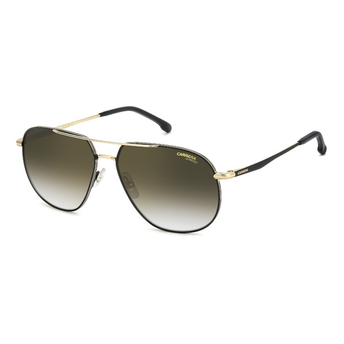 Carrera 363/S RHL D6 61 Gold Black / Green Gradient w Mirror Lenses