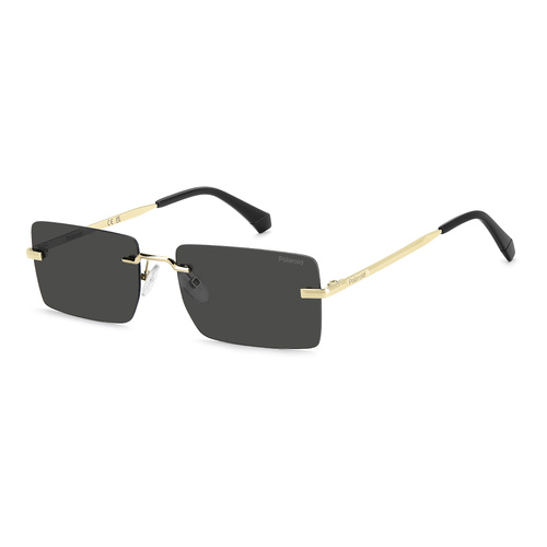 Polaroid PLD 6245/S 2F7 M9 58 Gold Grey / Grey Polarised Lenses