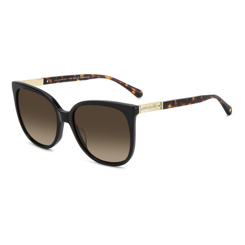 Kate Spade KAYSIE 2/G/S 807 HA 58 Black / Brown Gradient Lenses