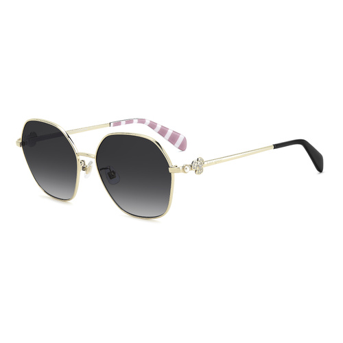 Kate Spade VANDRA 2/F/S RHL 9O 57 Gold Black / Dark Grey Gradient Lenses