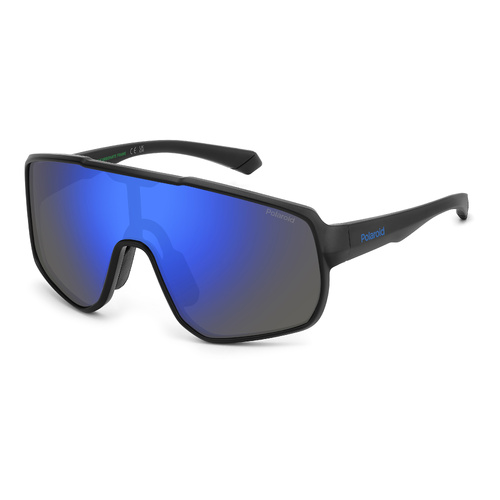 Polaroid Kids PLD 8070/S 003 5X 99 Matte Black / Blue Mirror Polarised Lenses