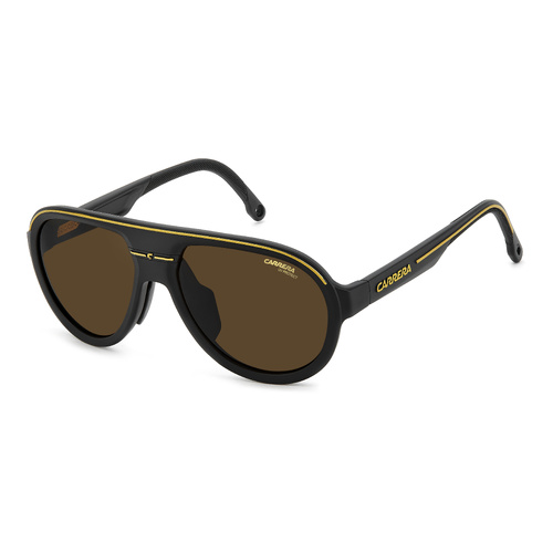 Carrera C Sport 09/S 003 70 57 Matte Black / Brown Lenses