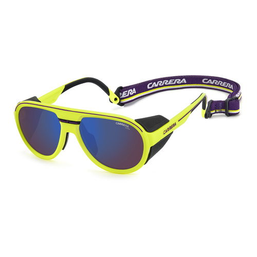 Carrera C Sport 09/S/XT 4CW MG 57 Yellow Black / Violet Mirror Lenses