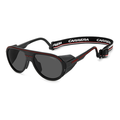 Carrera C Sport 09/S/XT BLX M9 57 Matte Black Red / Grey Polarised Lenses