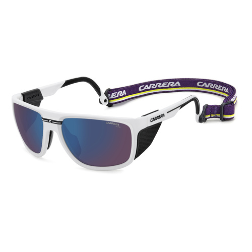 Carrera C Sport 08/S/Xt 6HT MG 60 Matte White / Violet Mirror Lenses