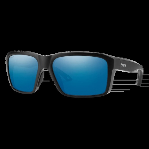 Smith Backcast 003 QG 61 Matte Black / Blue Mirror Chromapop Polarised Lenses