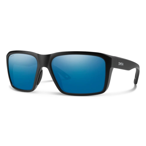 Smith Backcast 003 QG 61 Matte Black / Blue Mirror Polarised Chromapop Lenses