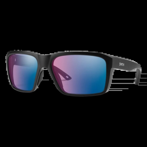 Smith Backcast 003 7V 61 Matte Black / Rose Blue Mirror Chromapop Photochromic Polarised Lenses