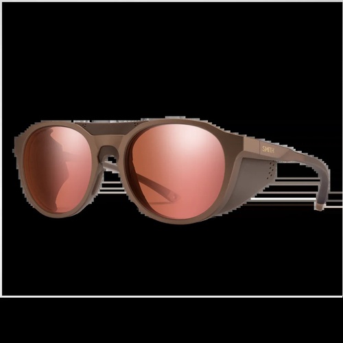 Smith Venture YZ4 7Z 54 Matte Gold Dust / Rose Gold Mirror Chromapop Photochromic Lenses