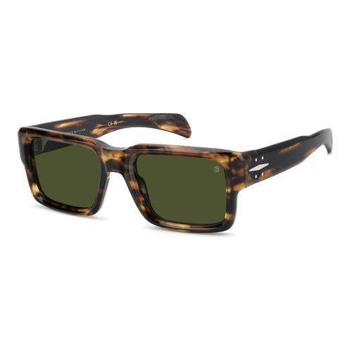 David Beckham DB 7159/S WR9 QT 53 Brown Havana / Green Lenses