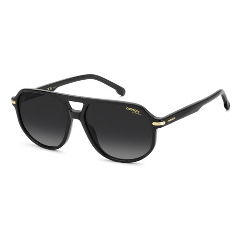 Carrera 375/S 807 9O 59 Black / Dark Grey Gradient Lenses
