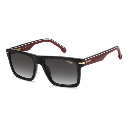 Carrera 378/S OIT 9O 55 Black Red / Dark Grey Gradient Lenses